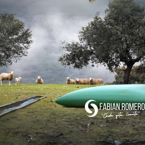 Flexibler Abwassertank für 350.000 Liter