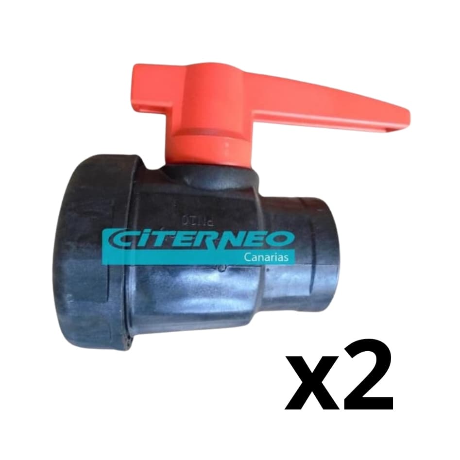 2 Válvulas PPG DN50